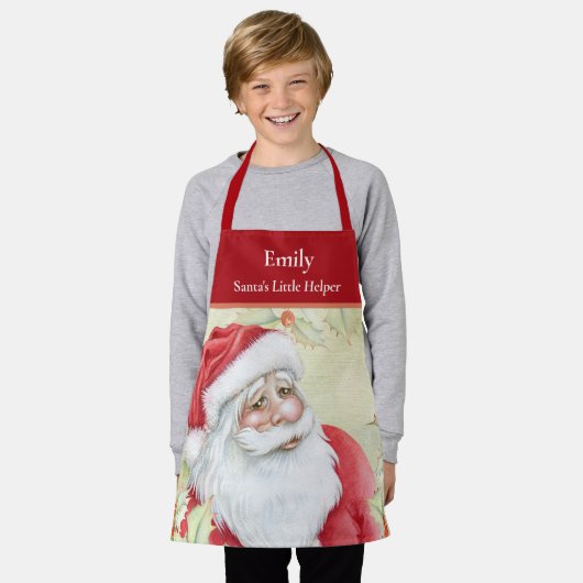 Tablier Père Noël Little Helper (Porté)