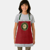 Tablier Père Noël Little Helper avec nom (& Photo, si disp (Insitu)