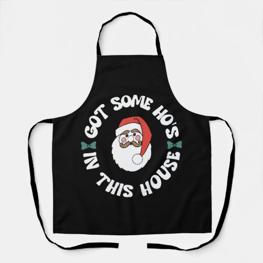 Tablier Père Noël mignon  (Recto)