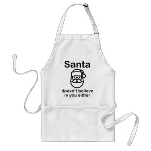 Tablier Père Noël ne croit pas en vous non plus