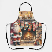 Tablier Père Noël par foyer Noël Stockage (Recto)