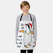 Tablier Père Noël Penguin (Porté)