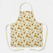 Tablier Père Noël, Snowman, Noël des rennes (Recto)