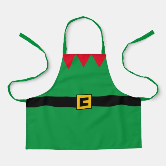 Tablier Père Noël's Little Helper Cute Elf Christmas Apron (Recto)