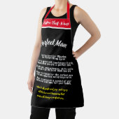 Tablier Perfect Mom Apron, instructions personnalisées (Insitu)