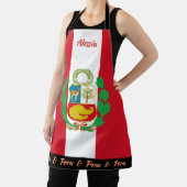 Tablier Pérou tablier, Pérou, Drapeau péruvien cuisine Che (Insitu)