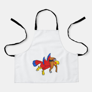 Tablier Perroquet au vol en tant que pilote