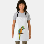 Tablier Perroquet avec casquette de paille (Insitu)