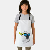 Tablier Perroquet avec lunettes de soleil (Insitu)