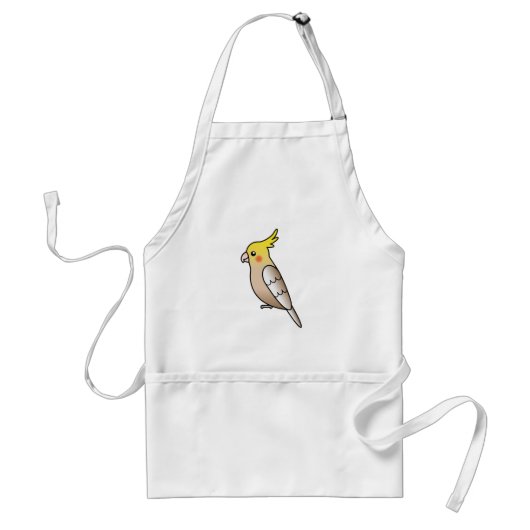 Tablier Perroquet Cacatoès Cartoon Cinnamon Oiseau (Devant)