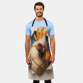 Tablier Perroquet jupe – Conception bohème joyeuse (Porté)