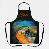 Tablier Perroquets de Fête (Recto)