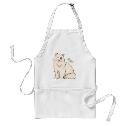 Tablier Persian cat (Devant)