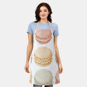 Tablier Personalised Macaron Apron – Sweet Kitchen Style (Porté)