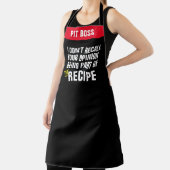 Tablier Personalize Opinion Funny Chef Apron - Grill! (Insitu)