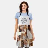 Tablier Personalized Best Mom Ever Script & Photo Collage (Porté)