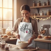 Tablier Personalized Birthday Pink Rose