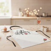 Tablier Personalized Birthday Pink Rose