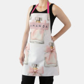 Tablier Personalized Blush Perfume Bottle Coquette Pattern (Insitu)