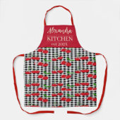 Tablier Personalized Cherry Kitchen (Recto)