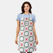 Tablier Personalized Christmas Ribbon Apron (Porté)