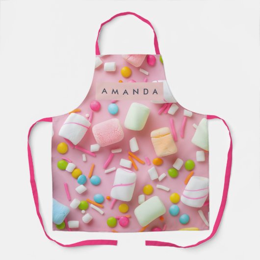 Tablier Personalized Colorful Marshmallow Sprinkle (Recto)