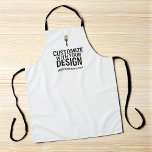 Tablier Personalized Company Branded Custom Minimalist<br><div class="desc">Serve up clean style and brand consistency with this Personalized Company Branded Custom Minimalist Apron, designed to feature your logo or business name in a simple, modern format. Perfect for restaurants, cafés, catering teams, pop-ups, or corporate events, this apron adds polish to any presentation. Crafted from durable, easy-care fabric with...</div>