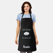 Tablier Personalized Cooking Lover Gift Funny Women Mother (Porté)