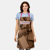 Tablier Personalized Creamy Milk Chocolate Chunk  (Porté)