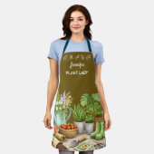 Tablier Personalized cute Plant Lady garden (Porté)