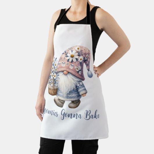 Tablier Personalized Daisy Gnome Cute Fun (Insitu)