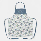 Tablier Personalized Deck the Claws Coastal Crab Christmas (Recto)