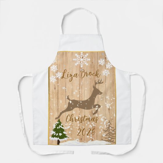 Tablier Personalized doe Christmas bauble (Recto)