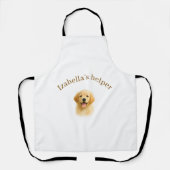 Tablier Personalized Dog Apron | Custom Photo & Text (Recto)