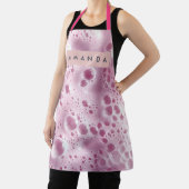 Tablier Personalized Dreamy Pastel Pink Bubble  (Insitu)