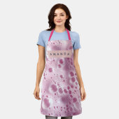 Tablier Personalized Dreamy Pastel Pink Bubble  (Porté)
