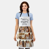 Tablier Personalized Elegant Best Mom Ever Photo Gift  (Porté)
