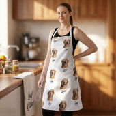 Tablier Personalized Face and Name Apron, Custom Photo