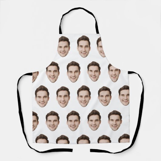 Tablier Personalized Face Kitchen Custom Picture Chef Gift (Recto)