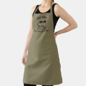 Tablier Personalized Funny Apron Too Cool for School (Insitu)