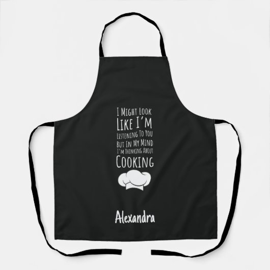 Tablier Personalized Funny Cooking Gifts Humor Mother (Recto)