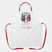 Tablier Personalized Gift for Boyfriend Funny Food Apron (Recto)