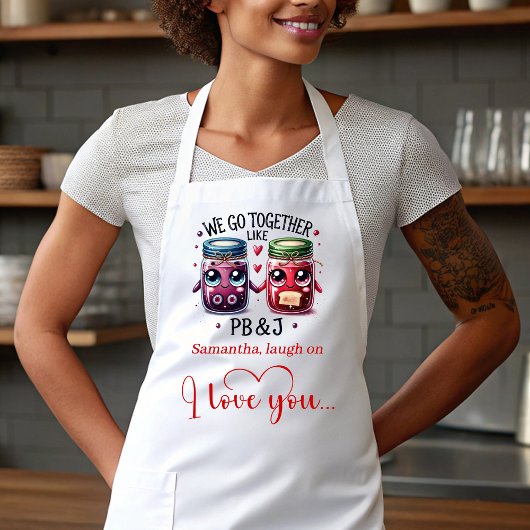 Tablier Personalized Gift for Boyfriend Funny Food Apron