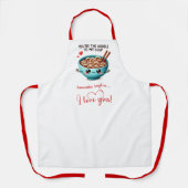 Tablier Personalized Gift for Wife Funny Food Love Apron (Recto)