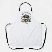 Tablier Personalized Grillfather Monogram (Recto)