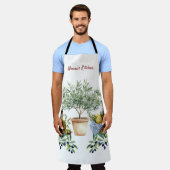 Tablier Personalized Italian Watercolor Cooking (Porté)