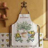 Tablier Personalized Italian Watercolor Cooking