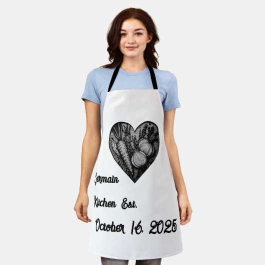 Tablier Personalized Keepsake  (Porté)