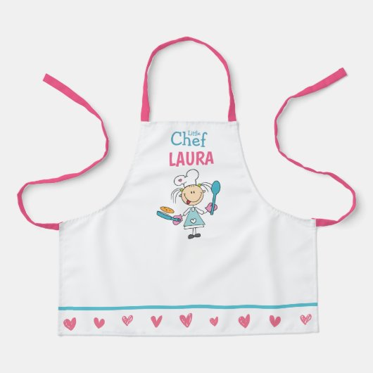 Tablier Personalized Kids Pancake Chef Apron (Recto)