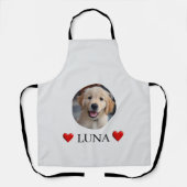 Tablier Personalized My Dog Photo & Name Apron (Recto)